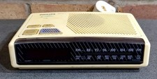 Vintage Philips AJ3182 Clock Radio 