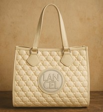 Lancel Large Nylon Leather