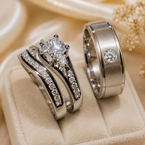 His her trio - his/her, attractive