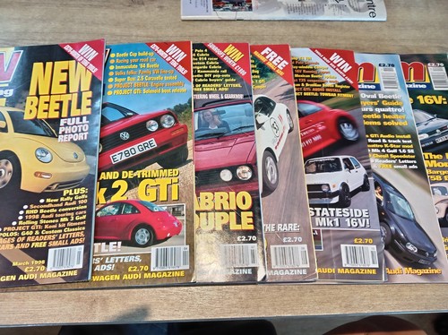 Vintage motoring magazines - vw,