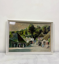 Vintage Oil On Board Painting