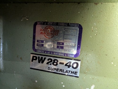 Poolewood pw28 superlathe - poolewood,
