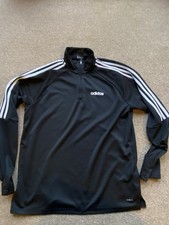 adidas track jacket mens Large