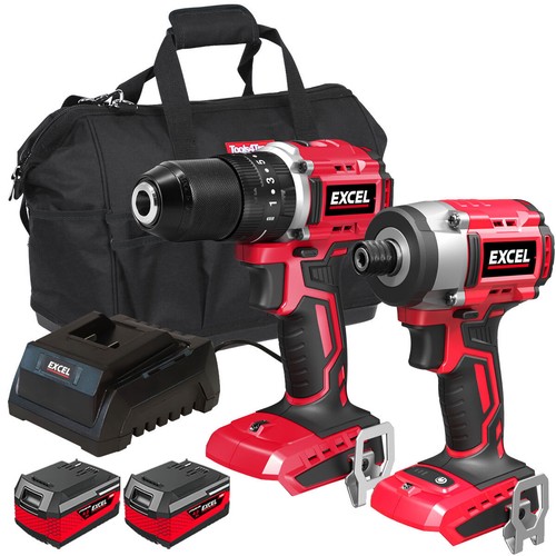 Excel 18v brushless twin - twin, kit