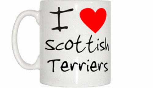 Love heart scottish terriers - i,