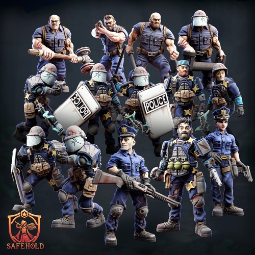 World ruins police - world,