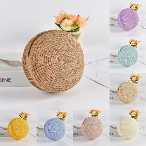 Woven straw handbag - ,