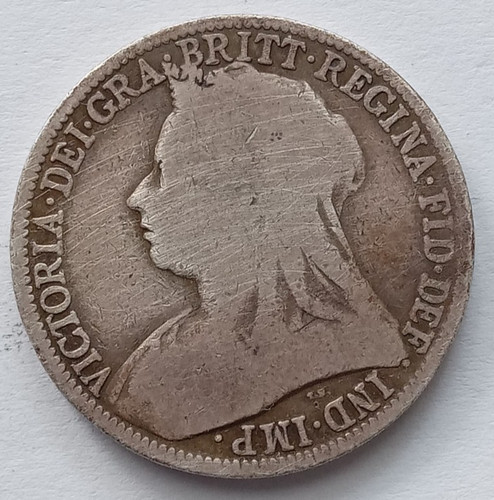 1896 victoria silver florin - 1896,