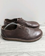 Clarks Desert Trek Beeswax Brown Leather Crepe Sole Lace Up Boots Size UK 12 F