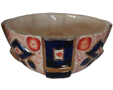 Antique Sudlow Burslem Imari Patterned Bowl