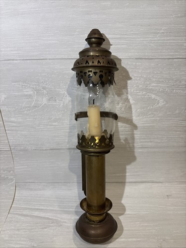 Antique brass and - brass, glass