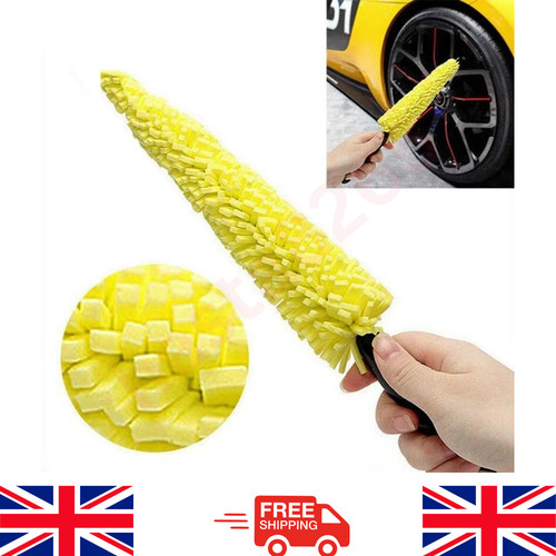 Car wheel brush cleaning tool - car,