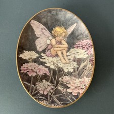 Royal Worcester Oval Flower Fairies Plate “ The Candytuft Fairy” 2000