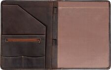 Handmade Real Leather Portfolio, A4 Notepad organiser Document Padfolio Folder