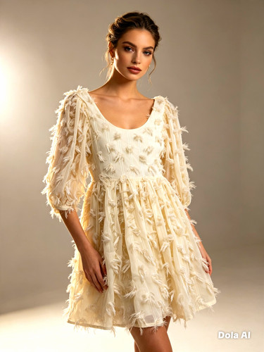 Sister jane ivory - ivory, feather