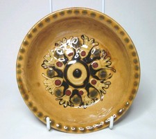 JEAN HAMPTON Studio POTTERY 6" BOWL / DISH - Vintage Slipware 70s 80s