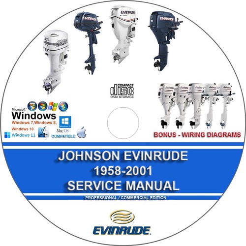 Johnson evinrude outboard 1958 - evinrude,