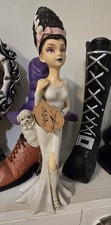 Tk Maxx Halloween Tall Elegant Figure Of Frankenstein’s Bride,With Puppy, 13.5in