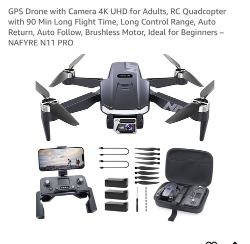 Gps drone with camera uhd - with,