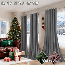 Velvet Curtains Thermal