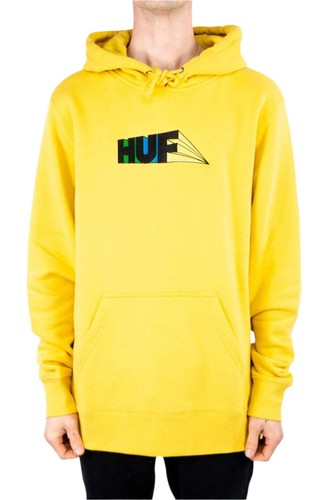 Huf spectrum hoodie golden - hoodie,