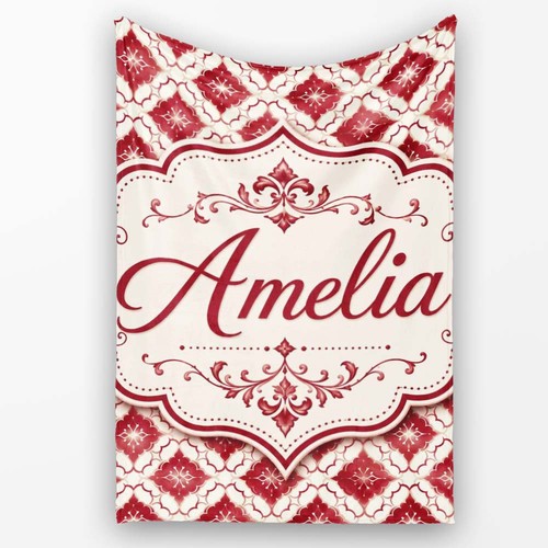 Soft fleece blanket geometric - soft,