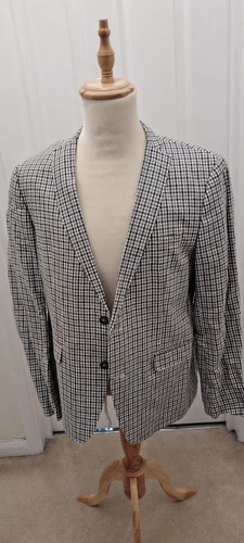 Zara men grey gingham - men's, linen