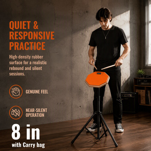 Inch silent practice pad - 8,