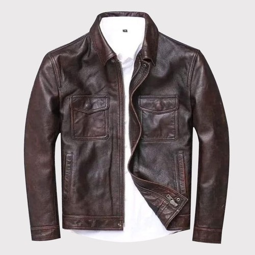 Men distressed brown - men's,