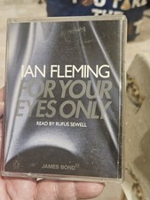 Audio Cassette Audio Book Ian Fleming For Your Eyes Only Read By Rufus Sewell
