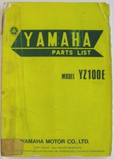 YAMAHA Model YZ100E 1977 #2K5-28198-05 Illustrated Motorcycle Parts List