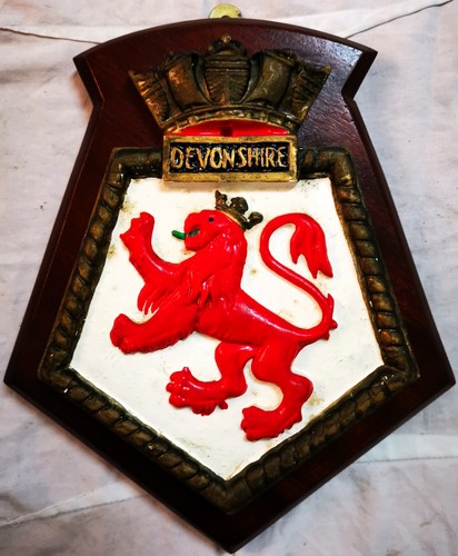 Hms devonshire ship crest - hms,