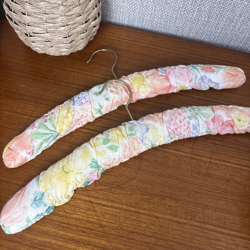 Pair vintage padded - pair, fabric