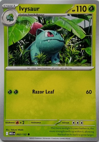 002 132 ivysaur common - ivysaur,