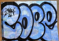 COPE2 NYC Subway Map Graffiti