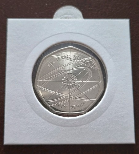 2017 sir isaac newton 50p - 2017, coin