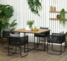 Rattan Dining Set 4 Seater