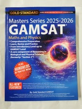 2025-2026 Masters Series GAMSAT Maths and Physics Preparation by Gold Standard