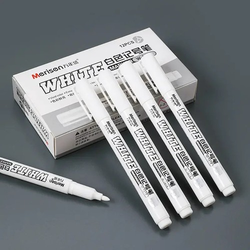 White waterproof permanent - white,