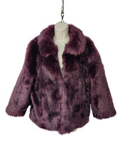 Y2K MISS SIXTY PURPLE FAUX FUR