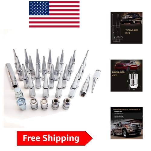 Elegant chrome wheel locks set - elegant,