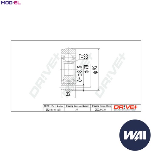 Joint kit drive shaft - joint,