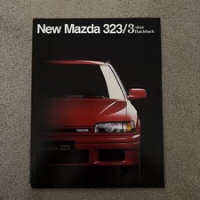 1991 Mazda 323 3-door Hatchback Sales Brochure