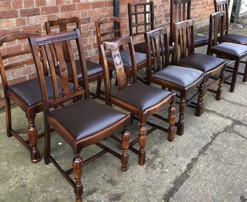 Large collection oak 1920s - of,