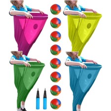 Granny Pants Yard Game Set - Giant Outdoor Party Game with Bouncy Balls