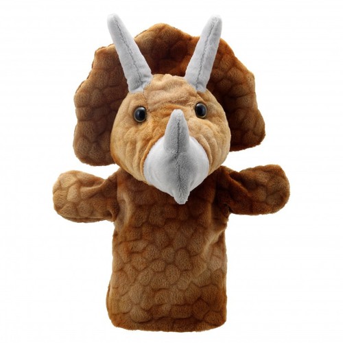 Triceratops puppet dinosaur