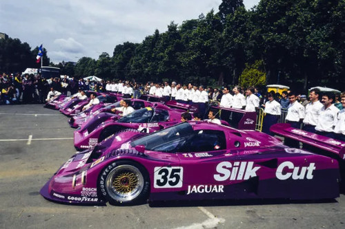 The silk cut jaguar team - the,