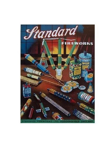 Standard fireworks retro metal - standard,