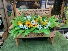 personalised memorial bench