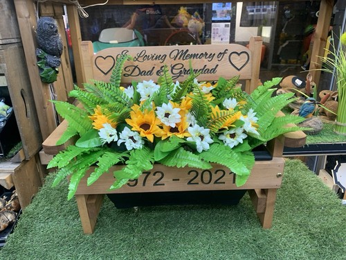 Personalised memorial bench - personalised,